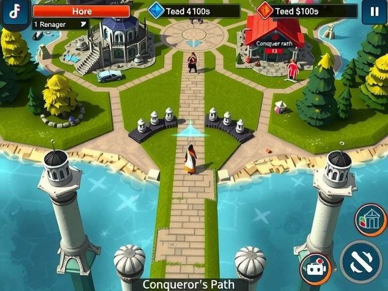 Conqueror's Path Strategic Gameplay Conqueror's Path Gameplay Screenshot